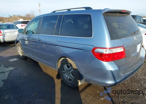 2005 Honda Odyssey Ex-L z USA, uszkodzony, nr VIN 5FNRL38715B072898